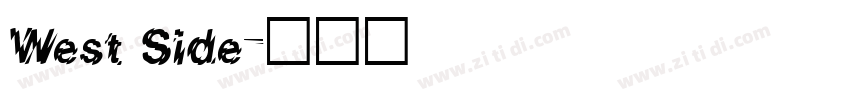West Side字体转换